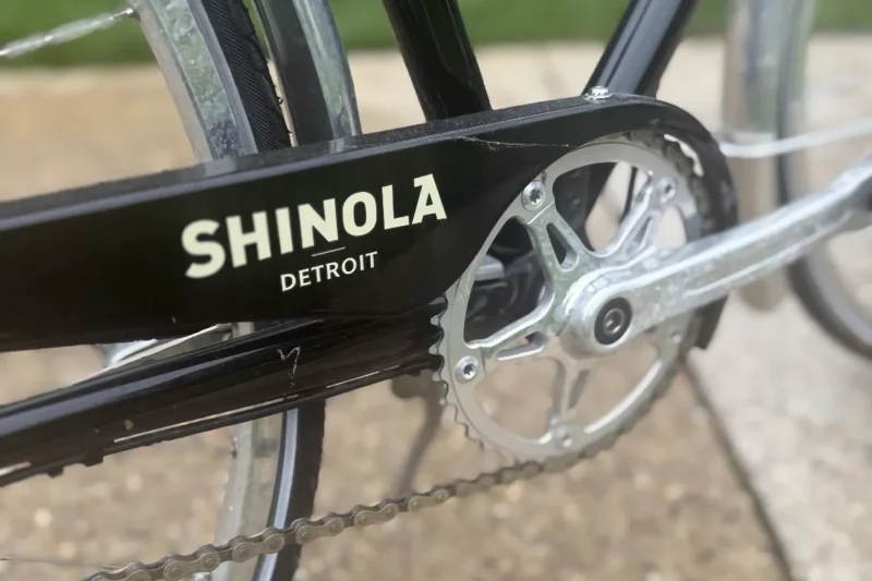 Shinola Detroit branded bicycle